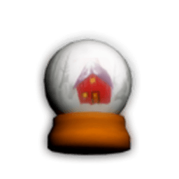 Wood Cabin Snowglobe