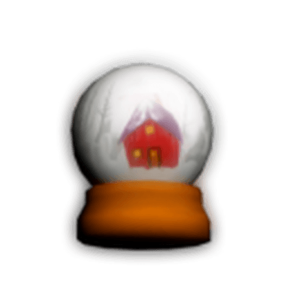 Wood Cabin Snowglobe