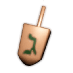 Wooden Dreidel