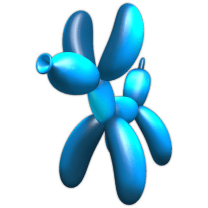 Blue Balloon Animal
