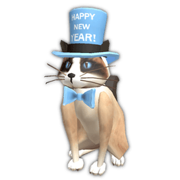 New Years Kitty
