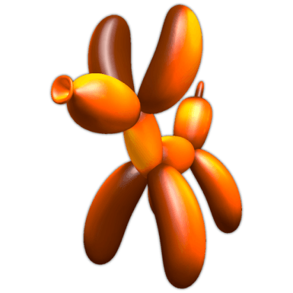 Orange Balloon Animal