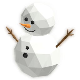 Polygonal Snowman