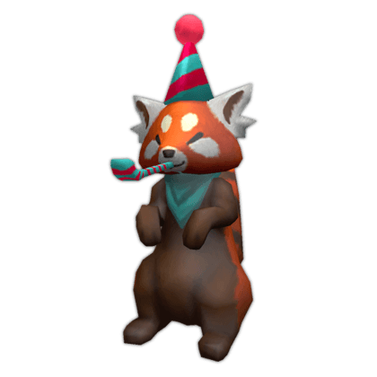 Red Panda Party Pet