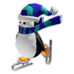 Skating Penguin