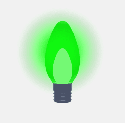 Green Festive Light