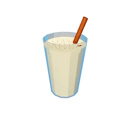 Glass of Eggnog
