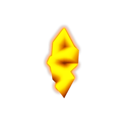 Yellow Energy Crystal