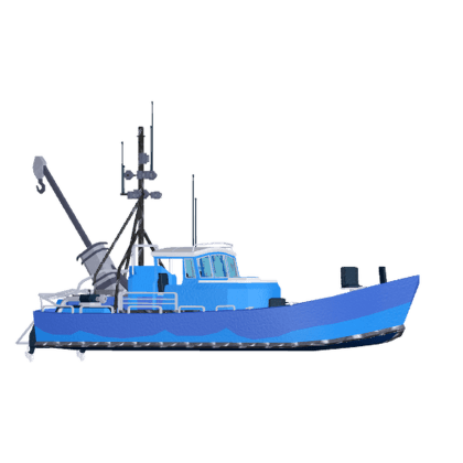 Large Utility Boat
