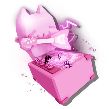 Pink Rebel Kitty