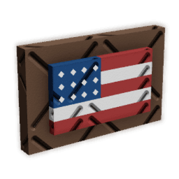 America Flag Badge