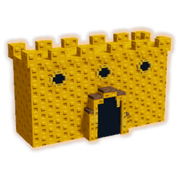 Bee Castle Wall With Door