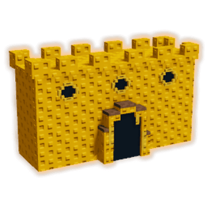 Bee Castle Wall With Door