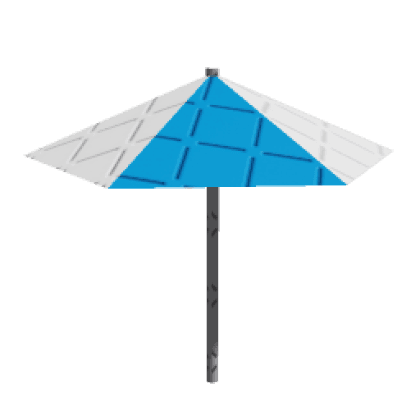 Blue Beach Umbrella