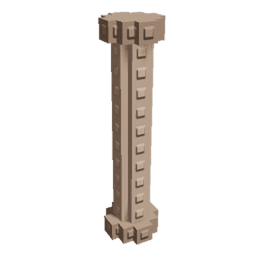 Brown Stone Pillar