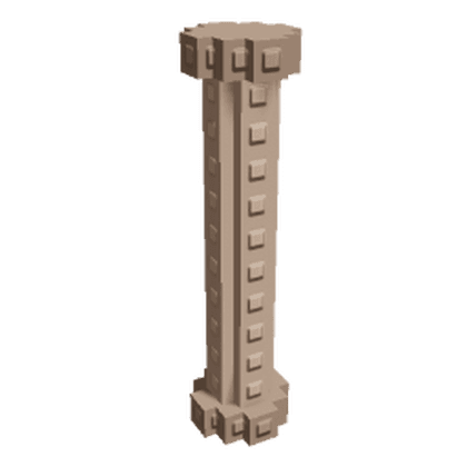 Brown Stone Pillar