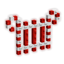 Candycane Fence