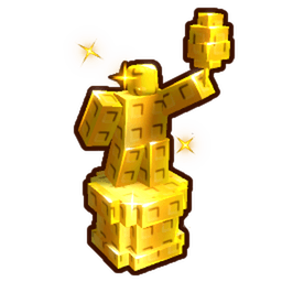 Gold Candy Blossom Statue