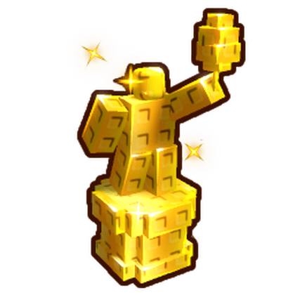 Gold Candy Blossom Statue