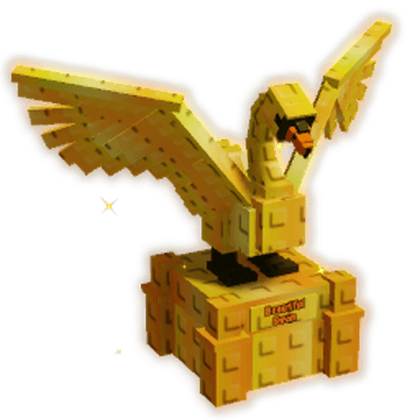 Golden Swan Statue