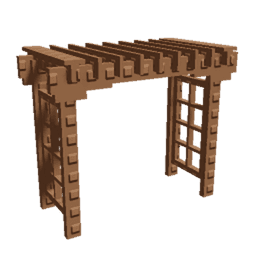 Large Wood Arbour