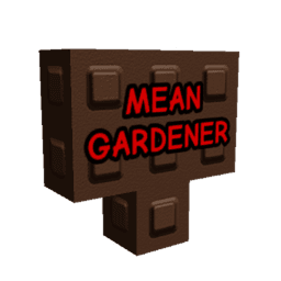 Mean Gardener Sign