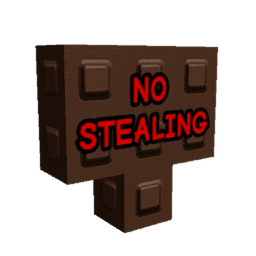 No Stealing Sign