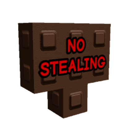 No Stealing Sign