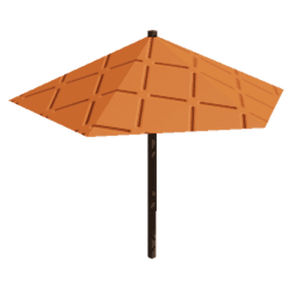 Orange Umbrella