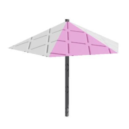 Pink Beach Umbrella
