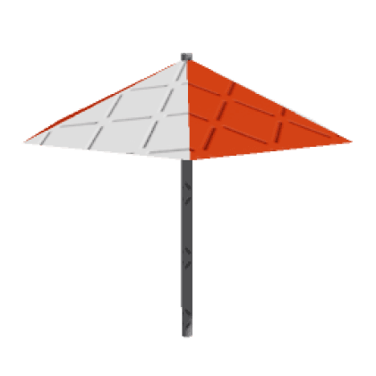 Red Beach Umbrella