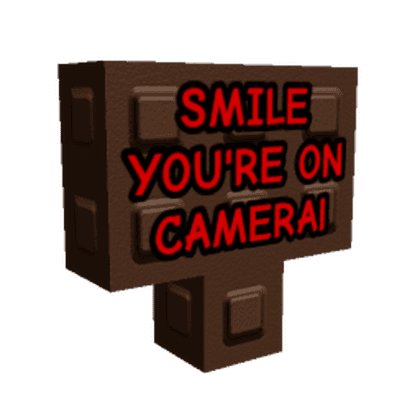 Smile On Cam Sign