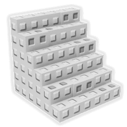 Snow Fort Staircase