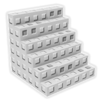Snow Fort Staircase