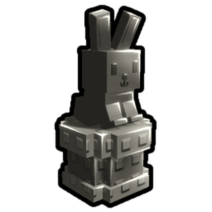 Stone Bunny Statue