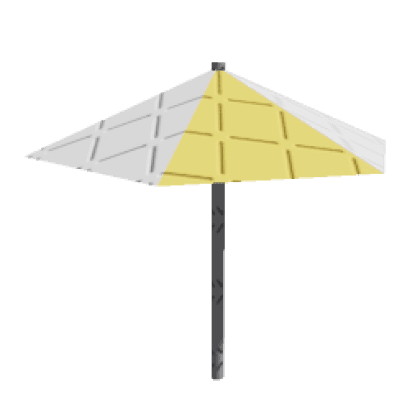 Yellow Beach Umbrella