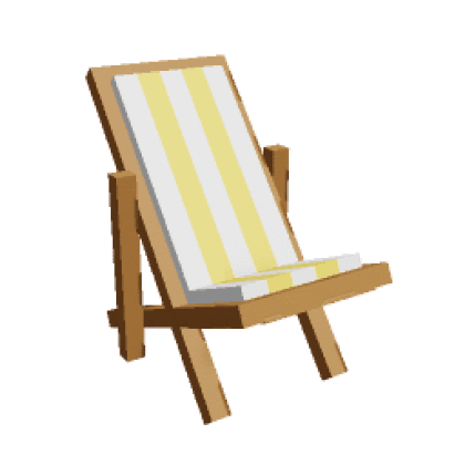 Yellow Short Beach Chair