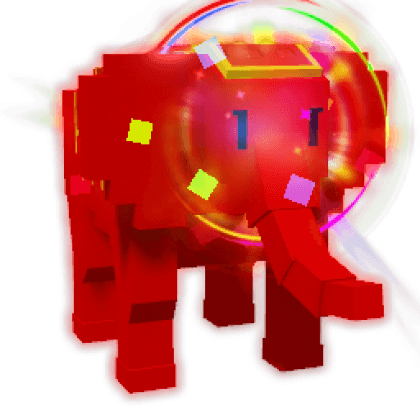 Rainbow Carnival Elephant