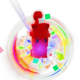 Rainbow Snow Bunny