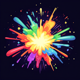 Rainbow Splatter
