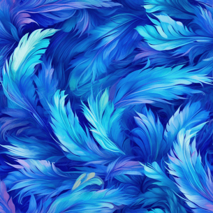 Blue Feathers