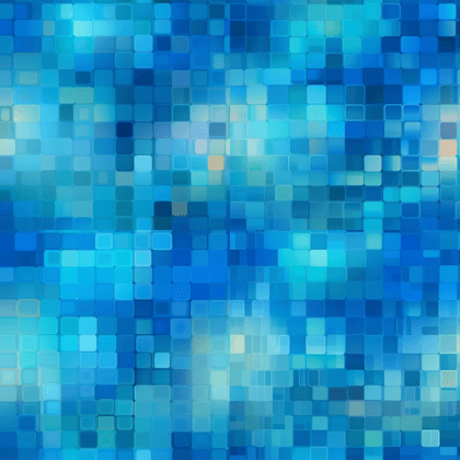 Blue Pixelated