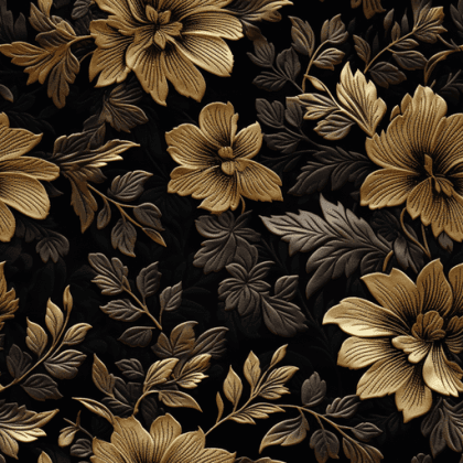 Embossed Flowers