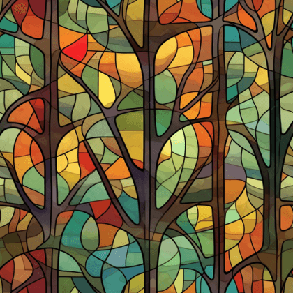 Forest Stained Glass