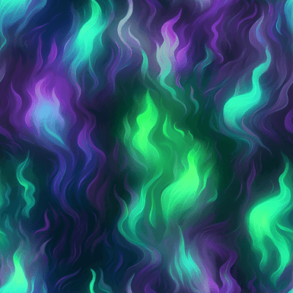 Green Purple Fire