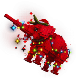 Xmas Strawberry Elephant