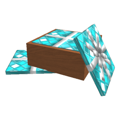 Box of Blue Wrapping Paper