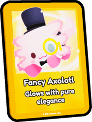 Fancy Axolotl Card