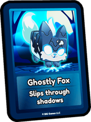 Ghostly Fox Card