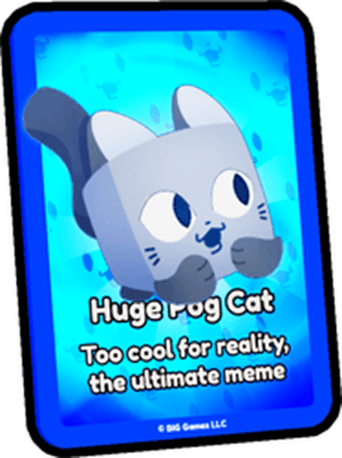 Huge Pog Cat Card